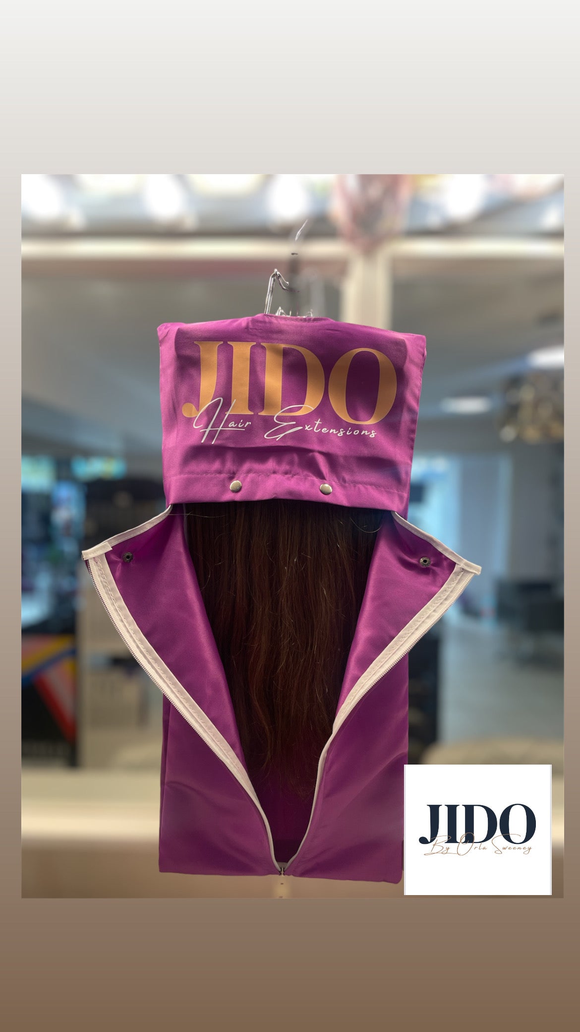 Jido all in one styler hanger & satin protection zipper